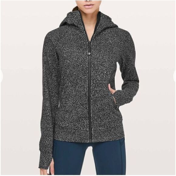 Lululemon Athletica Women’s Night View Scuba Full Zip Hooded Jacket - Picture 3 of 13